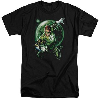 Green Lantern Galaxy Glow Short Sleeve Adult Tall T-shirt