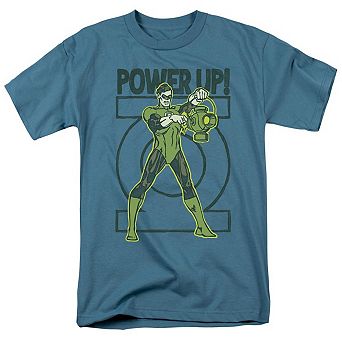 Green Lantern Power Up Short Sleeve Adult T-shirt
