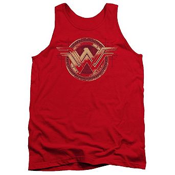 Batman V Superman Wonder Woman Shield Adult Tank Top