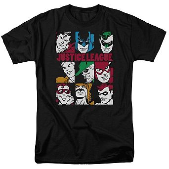 Dc Comics Nine Blocks Of Justice Short Sleeve Adult T-shirt