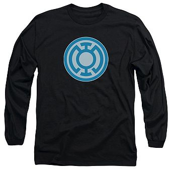 Green Lantern Blue Symbol Long Sleeve Adult T-shirt