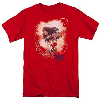 Wonder Woman 75th Burst Short Sleeve Adult T-shirt