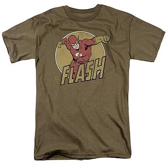 Dc Comics Flash Flashy Short Sleeve Adult T-shirt