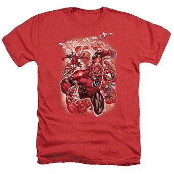Green Lantern Red Lanterns 1 Adult Heather T-shirt