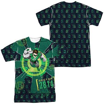 Green Lantern Sector 2814 Short Sleeve Adult Poly Crew T-shirt