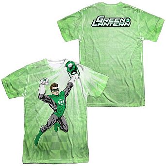 Green Lantern Dynamic Short Sleeve Adult 100% Poly Crew T-shirt