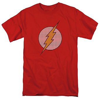 Dc Comics Flash Flash Little Logos Short Sleeve Adult T-shirt