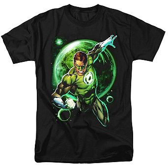 Green Lantern Galaxy Glow Short Sleeve Adult T-shirt