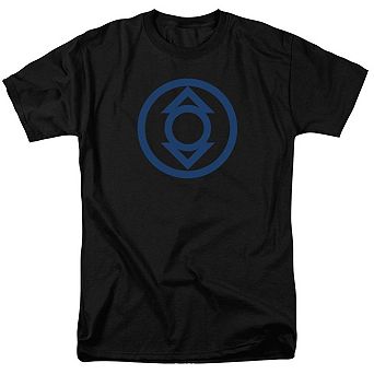 Green Lantern Blue Emblem Short Sleeve Adult T-shirt