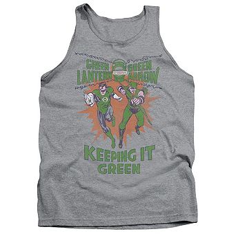 Green Lantern Keeping It Green Adult Tank Top
