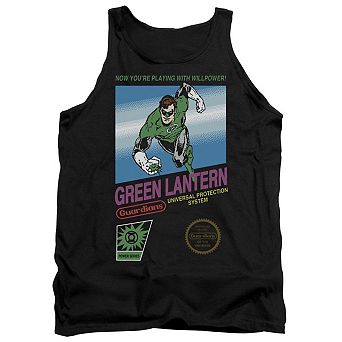 Green Lantern Box Art Adult Tank Top