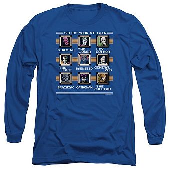 Dc Comics Stage Select Long Sleeve Adult T-shirt