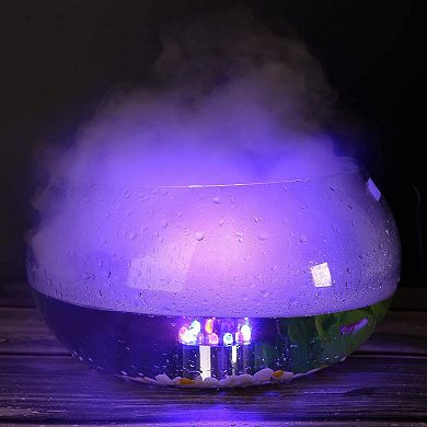 12 LED Lights Mist Maker Fogger Mini Air Humidifier Pond
