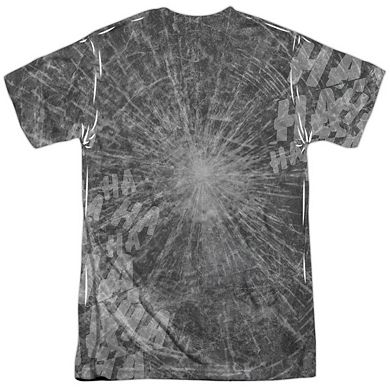 Dc Comics Broken Visage Short Sleeve Adult 100% Poly Crew T-shirt