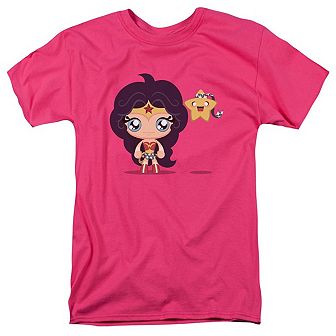 Justice League Of America Cute Wonder Woman Short Sleeve Adult T-shirt