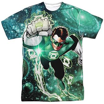 Green Lantern Galactic Hal Short Sleeve Adult Poly Crew T-shirt