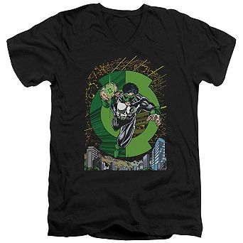 Green Lantern Gl 51 Cover Short Sleeve Adult V Neck T-shirt