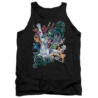 Green Lantern Lanterns Unite Adult Tank Top