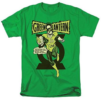 Green Lantern Retro Oath Short Sleeve Adult T-shirt
