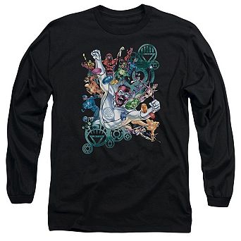 Green Lantern Lanterns Unite Long Sleeve Adult T-shirt