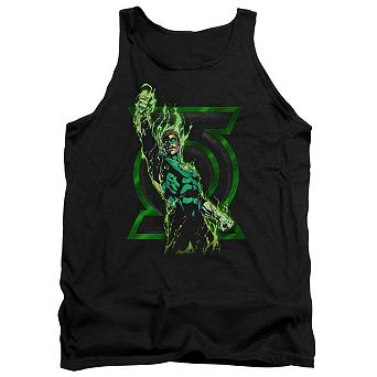 Green Lantern Fully Charged Adult Tank Top