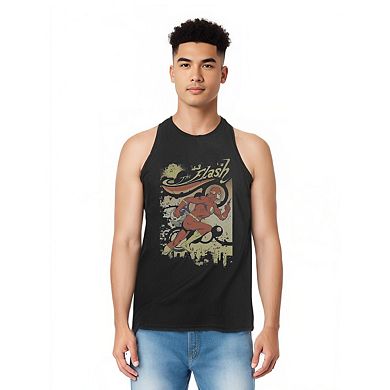 Dc Comics Flash Just Passing Through Adult Tank Top