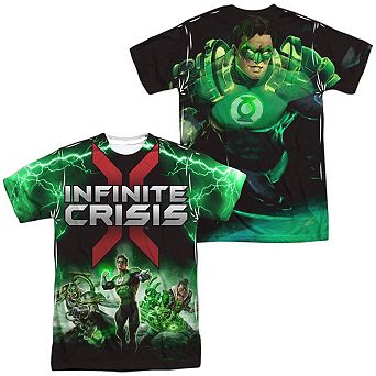 Infinite Crisis Ic Green Lantern Short Sleeve Adult Poly Crew T-shirt