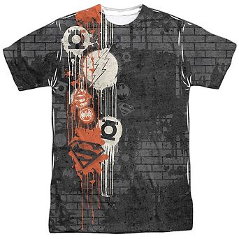 Dc Comics Oh The Urbanity Short Sleeve Adult 100% Poly Crew T-shirt