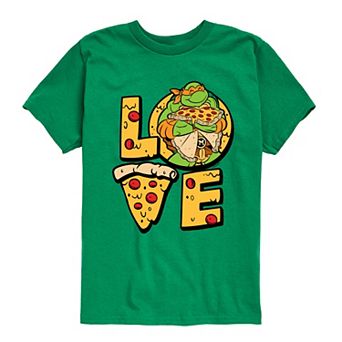 Boys 8-20 Graphic Teenage Mutant Ninja Turtles Love Pizza Graphic Tee