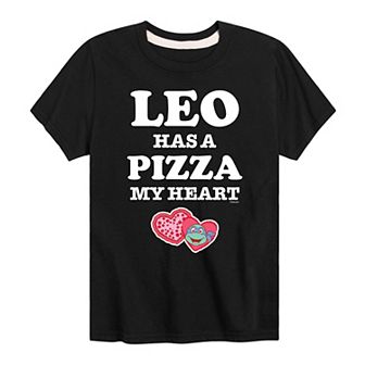 Boys 8-20 Graphic Teenage Mutant Ninja Turtles Pizza My Heart Leo Graphic Tee