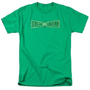 Green Lantern Flame Logo Short Sleeve Adult T-shirt