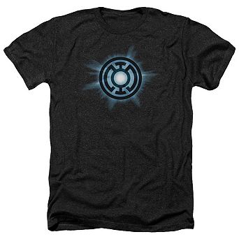 Green Lantern Blue Glow Adult Heather T-shirt