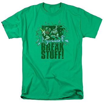 Dc Comics Break Stuff Short Sleeve Adult T-shirt