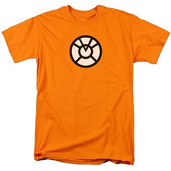 Green Lantern Agent Orange Short Sleeve Adult T-shirt