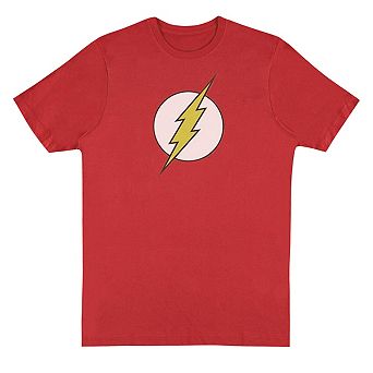 Dc Comics Flash Flash Logo Adult Heather T-shirt