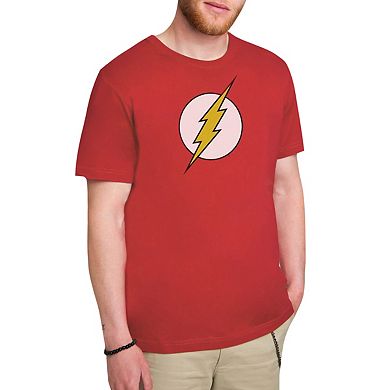 Dc Comics Flash Flash Logo Adult Heather T-shirt