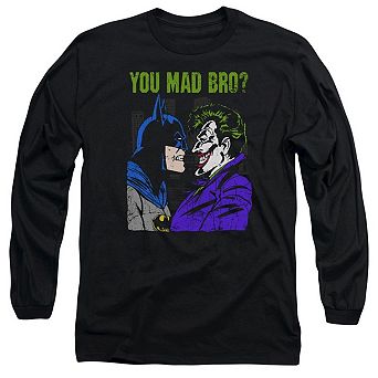 Dc Comics Mad Bro Long Sleeve Adult T-shirt