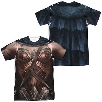 Batman V Superman Wonder Woman Uniform Short Sleeve Adult Poly Crew T-shirt
