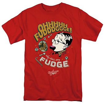 A Christmas Story Fudge Short Sleeve Adult T-shirt
