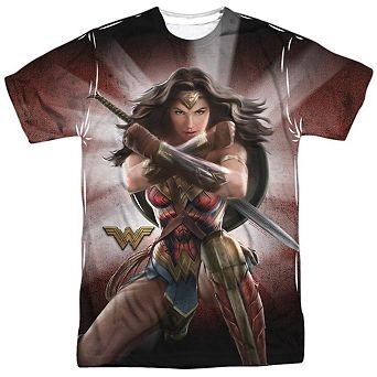 Wonder Woman Movie Protector Of Humanity Short Sleeve Adult Poly Crew T-shirt