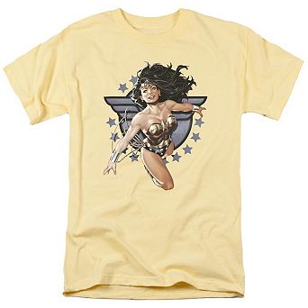 Justice League Of America Wonder Woman All Star Short Sleeve Adult T-shirt