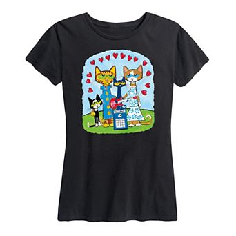 Women's Pete The Cat Family Graphic Tee