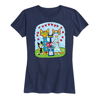 Women's Pete The Cat Family Graphic Tee