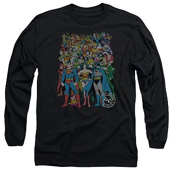 Dc Comics Original Universe Long Sleeve Adult T-shirt