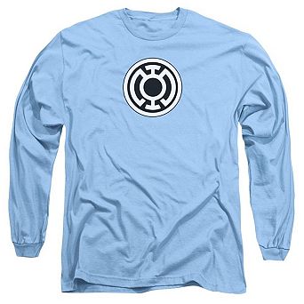 Green Lantern Blue Lantern Logo Long Sleeve Adult T-shirt