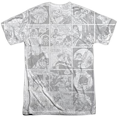 Dc Comics Vintage Bat Short Sleeve Adult 100% Poly Crew T-shirt