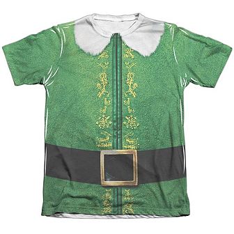 Elf Buddy Costume Sleeve T-shirt