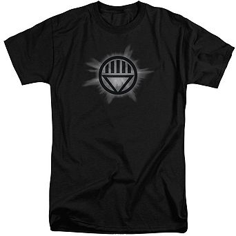 Green Lantern Black Glow Short Sleeve Adult Tall T-shirt