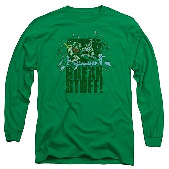 Dc Comics Break Stuff Long Sleeve Adult T-shirt