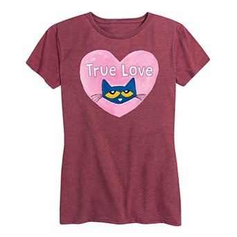 Women's Pete The Cat True Love Graphic Tee